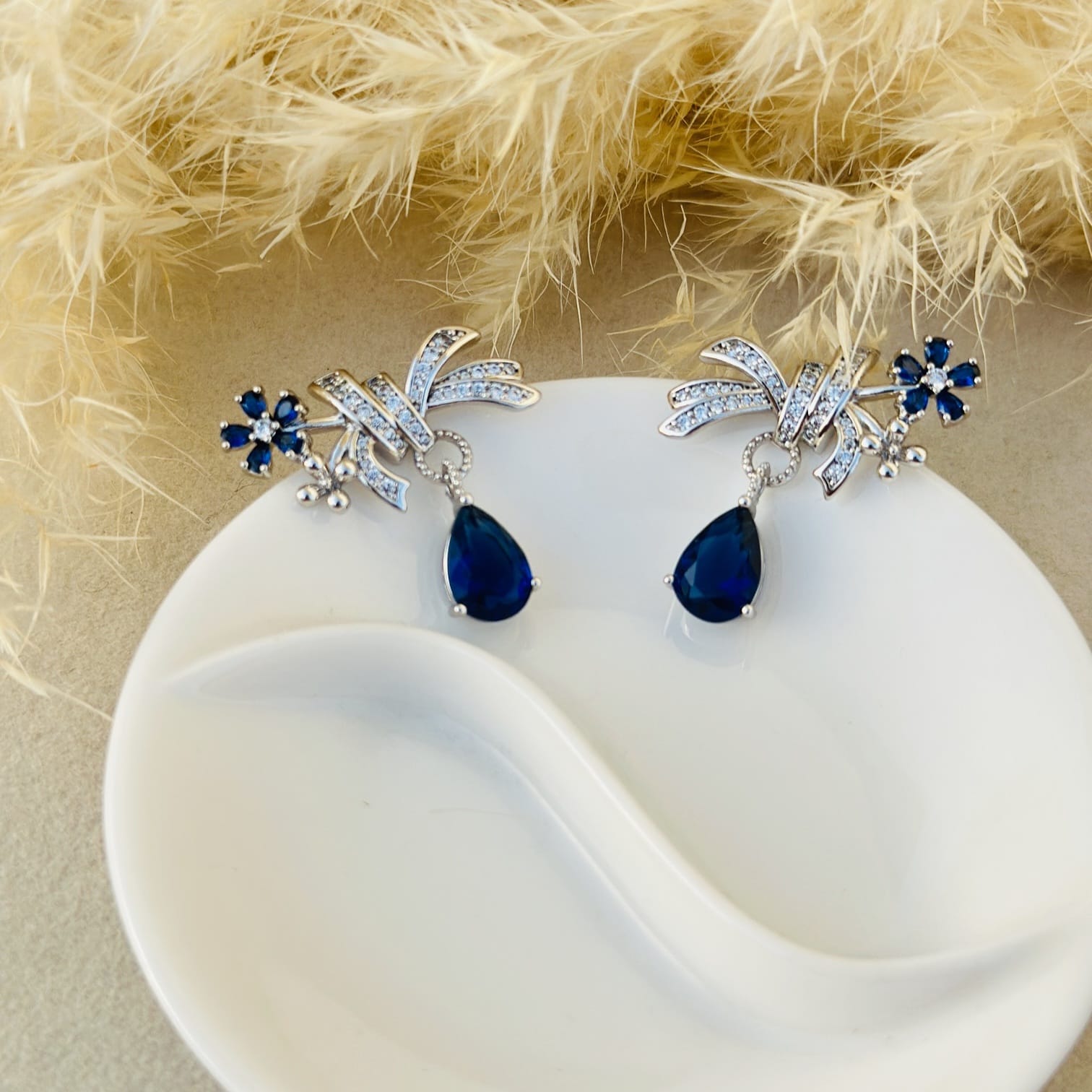 Midnight Grace Drop Earrings