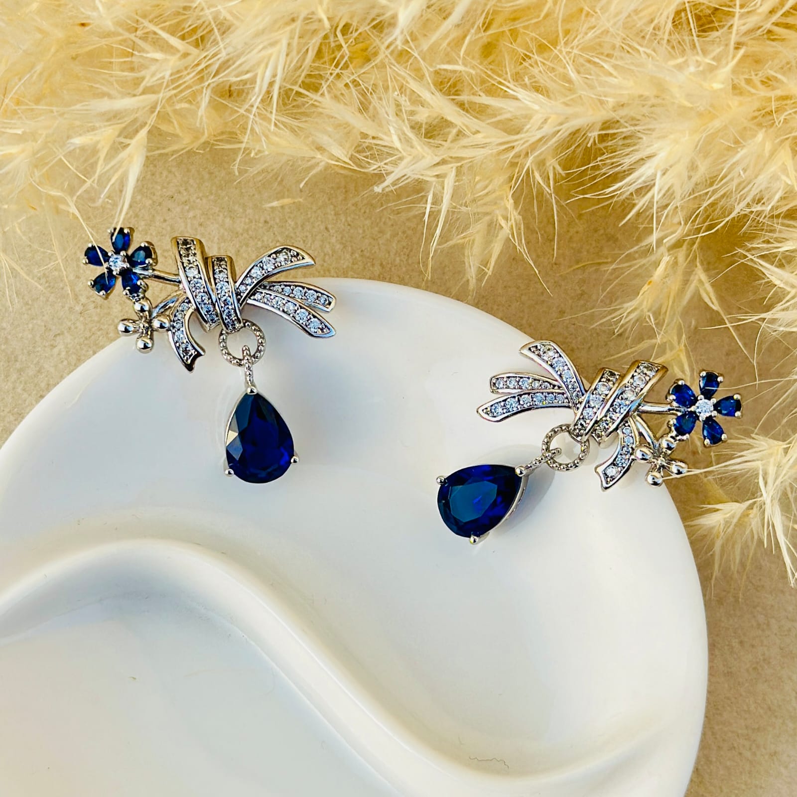 Midnight Grace Drop Earrings