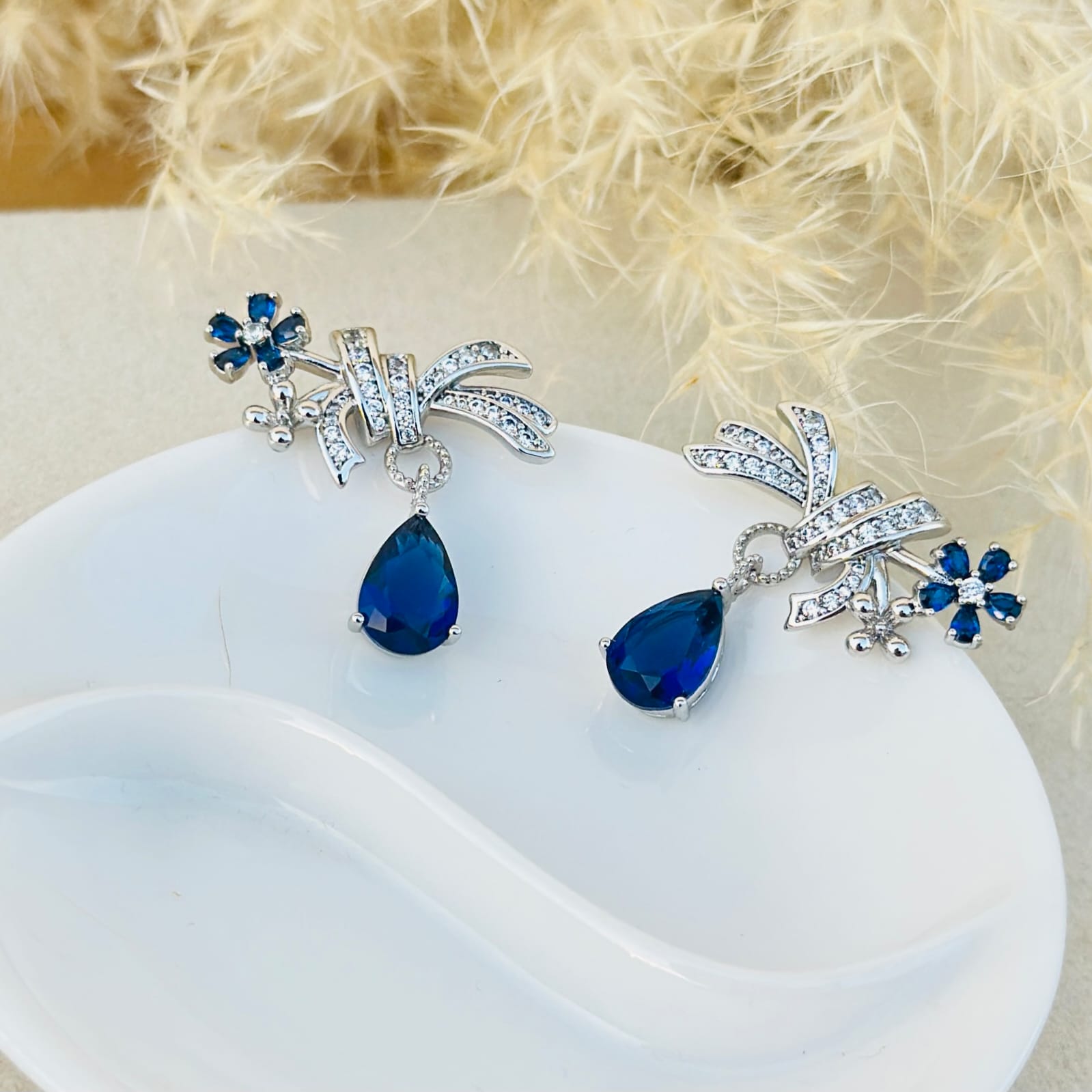 Midnight Grace Drop Earrings